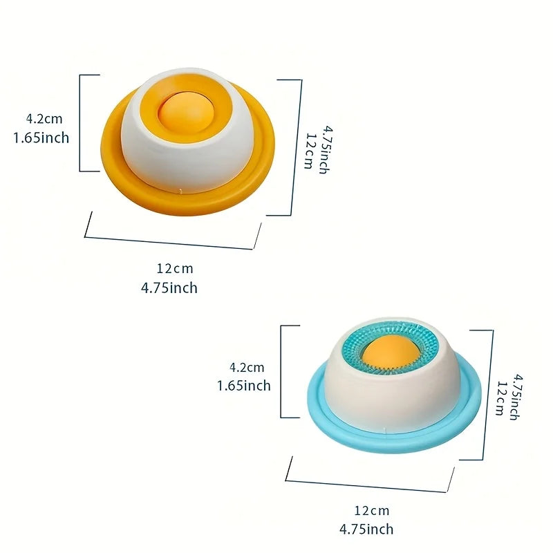 Pet Lick Mat - Interactive Yogurt Licking Plate and Slow Feeder for Dogs and Cats, Promotes Dental Health