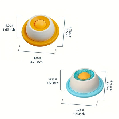Pet Lick Mat - Interactive Yogurt Licking Plate and Slow Feeder for Dogs and Cats, Promotes Dental Health