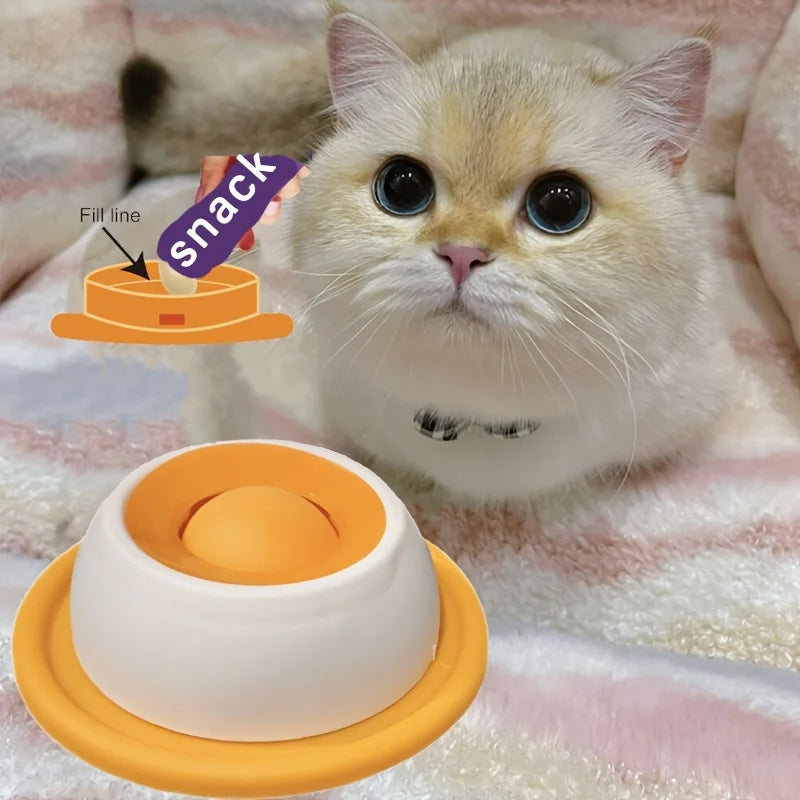 Pet Lick Mat - Interactive Yogurt Licking Plate and Slow Feeder for Dogs and Cats, Promotes Dental Health